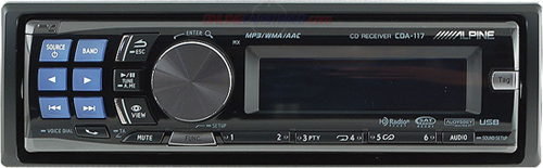 Alpine CDA-117 Car Radio - Receiver