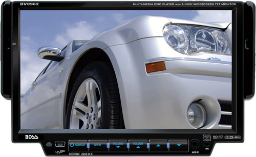 Boss Audio BV8962 Single-DIN In-Dash DVD, MP3, CD, SVCD, WMA, AM/FM Receiver with 7