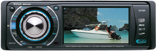 Boss Audio MR3.6V Marine IN-Dash DVD/MP3/CD/AM/FM Receiver with 3.6