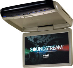 Soundstream VCM-121DBG 12.1" High Resolution TFT-LCD Wide Screen Monitor & DVD Player Combo